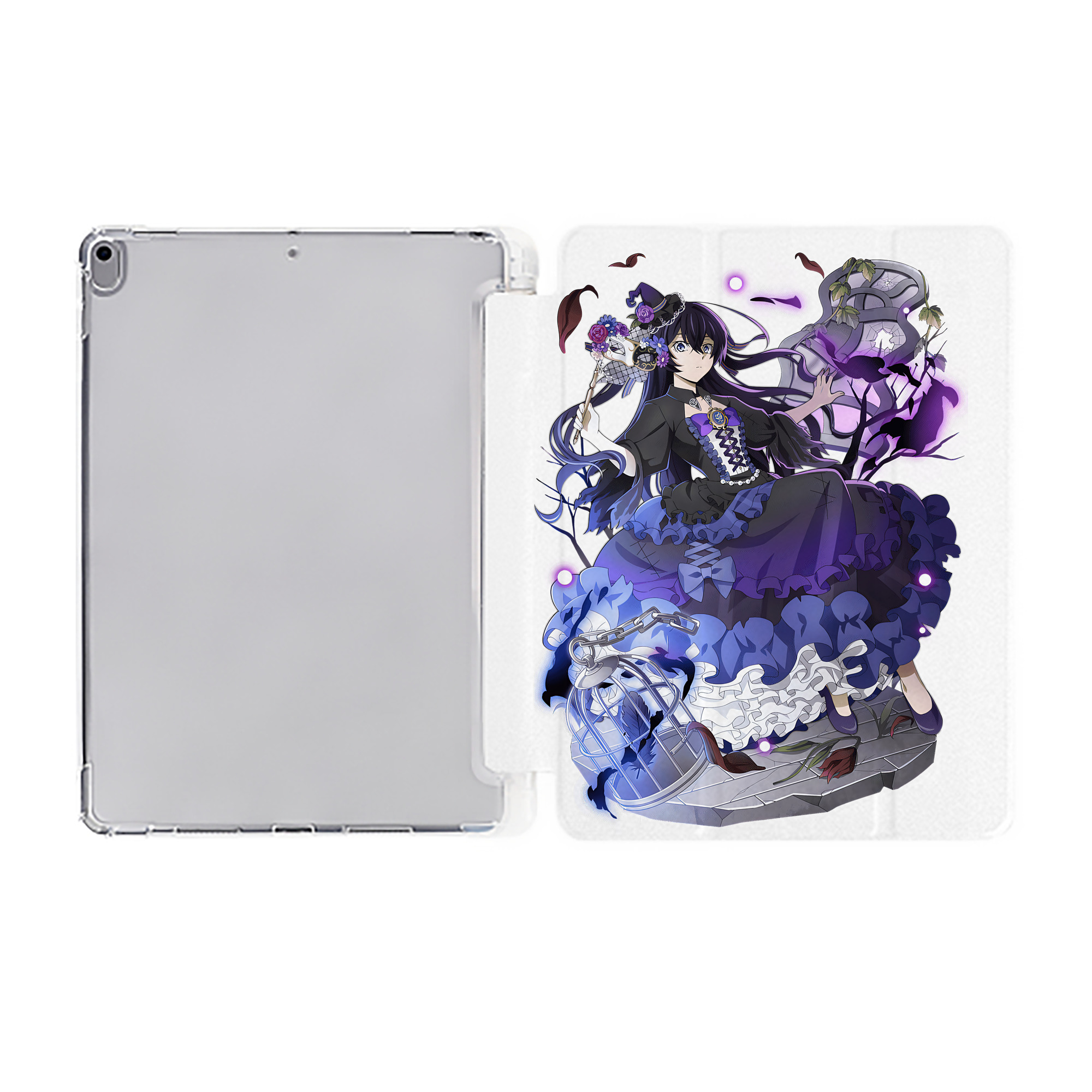 （画像用） 文豪ストレイドッグス Bungo Stray Dogs IPad ケース ペン収納付き 三つ折りスタンド PUレザー×シリコン 対応機種9.5/10.5/10.9インチ